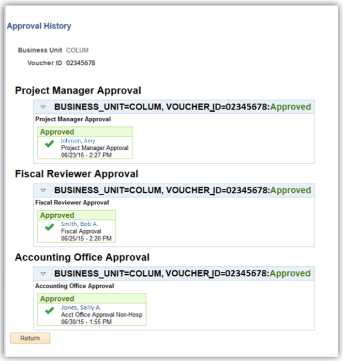 AP Check Inquires - screenshot and/or workflow