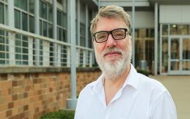 Simon Friedman on campus at UMKC